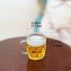 Mini Beer Doll House Accessories Food Game Scene Model