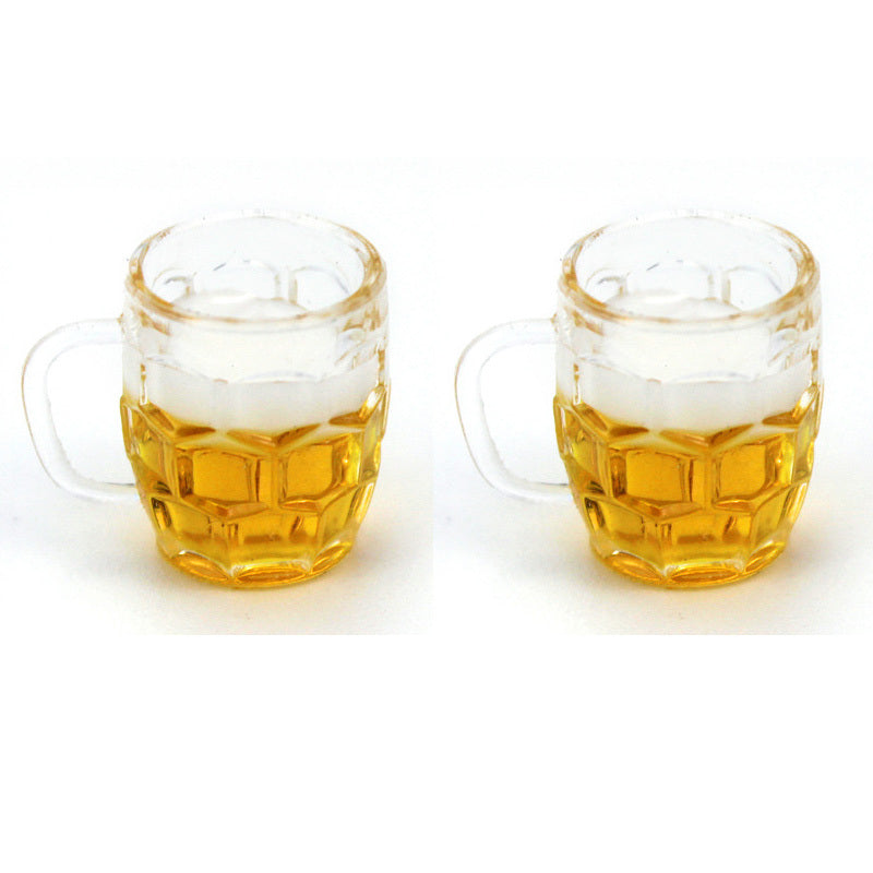 Mini Beer Doll House Accessories Food Game Scene Model