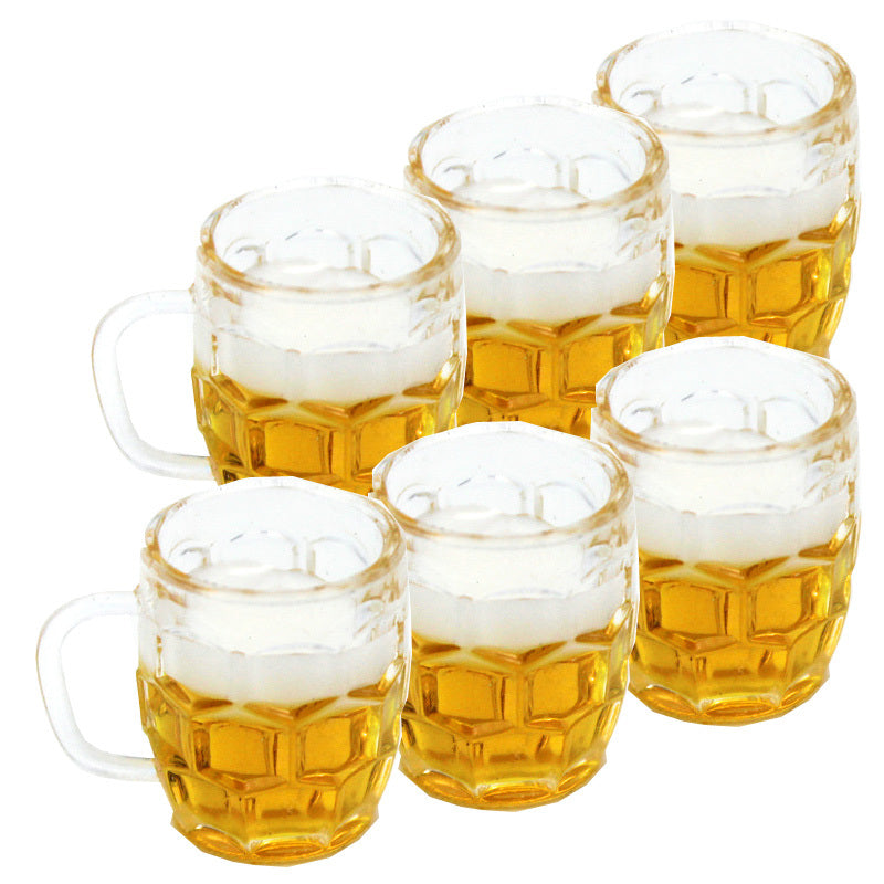 Mini Beer Doll House Accessories Food Game Scene Model