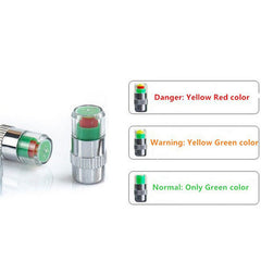 Tire Pressure Gauge Sensor with Alarm Monitoring Valve Cover