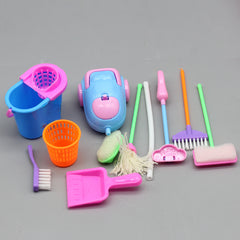 Mini Doll Accessories Household Cleaning Tools Doll Home Educational Toys