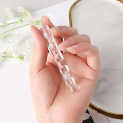 5 Grooves Brush Rack Transparent Pen Rest Holder Nail Art Display Tools
