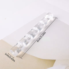 5 Grooves Brush Rack Transparent Pen Rest Holder Nail Art Display Tools