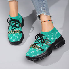 Mesh Slip On Sneakers Lightweight Breathable Shoes for Outdoor Walking