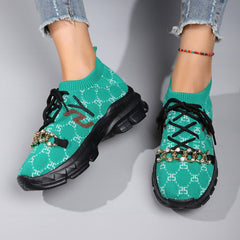 Mesh Slip On Sneakers Lightweight Breathable Shoes for Outdoor Walking
