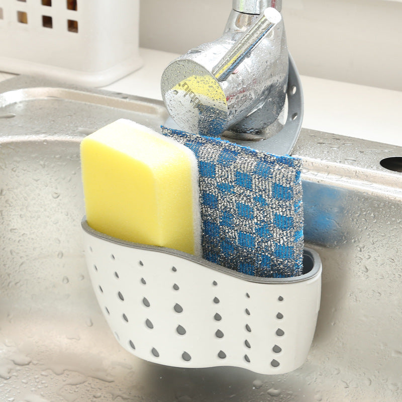 Thickened Double Layer Sink Hanging Bag Storage Rack