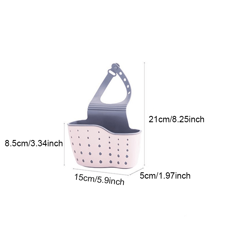 Thickened Double Layer Sink Hanging Bag Storage Rack
