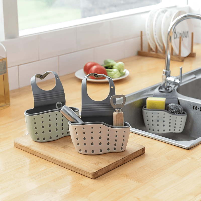 Thickened Double Layer Sink Hanging Bag Storage Rack