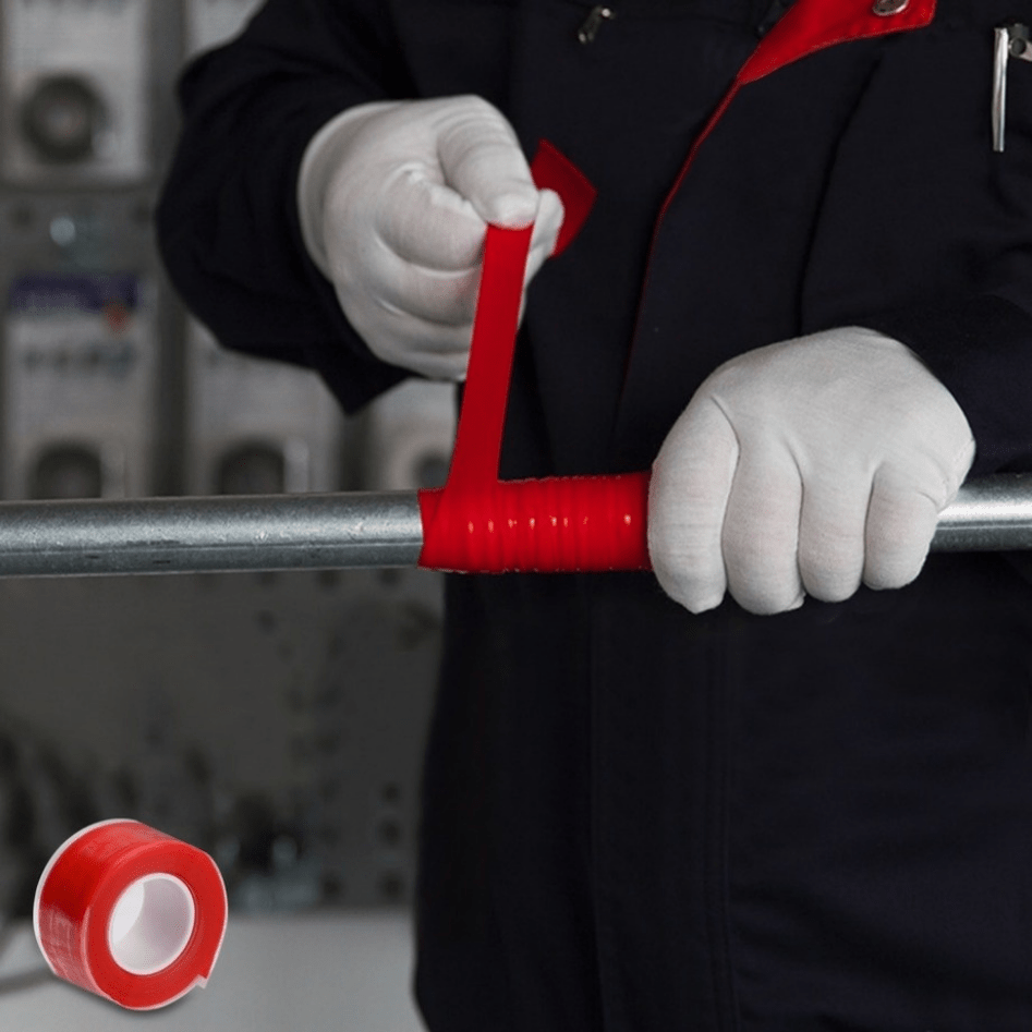 Waterproof Silicone Repair Tape Self Fusing Transparent Film Wire Hose Bonding