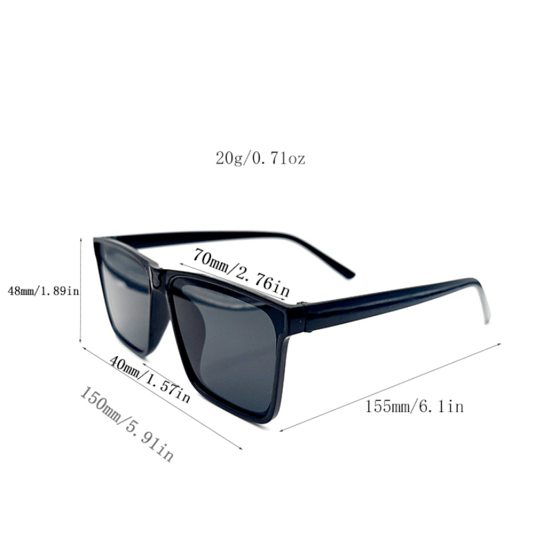 Men's Vintage Square Polarized Sunglasses UV Protection