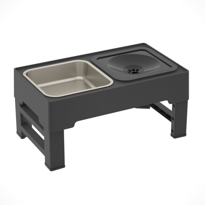 Raised Pet Slow Feeder Elevated Dog Bowls - Stress-Free Pet Feeding