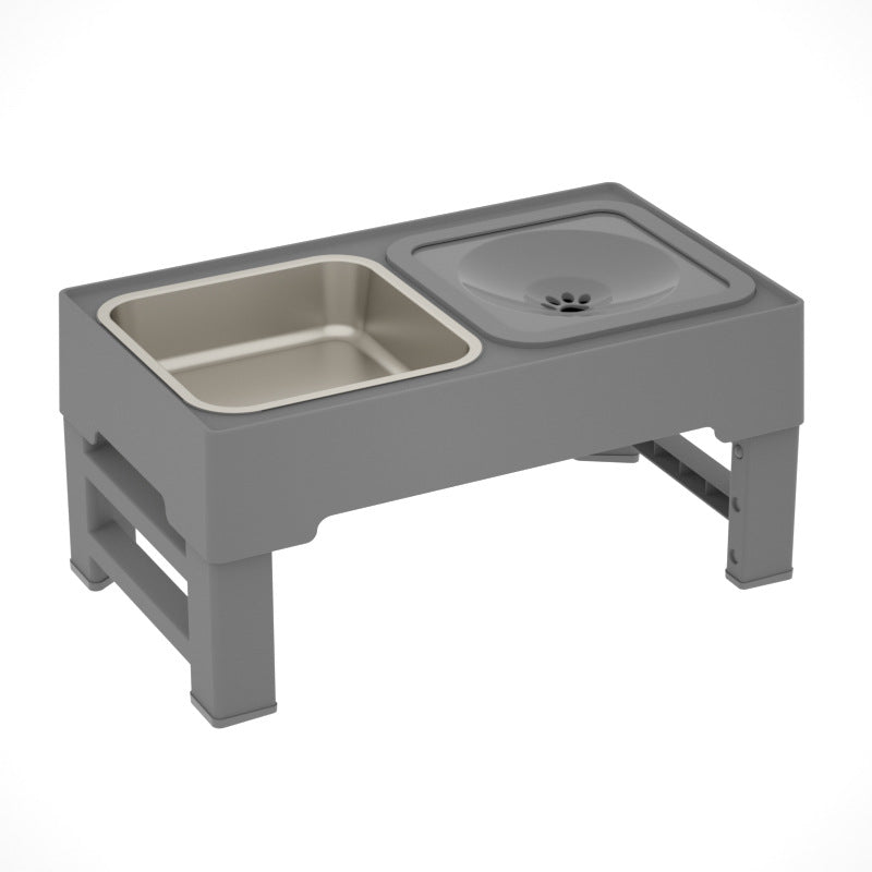 Raised Pet Slow Feeder Elevated Dog Bowls - Stress-Free Pet Feeding