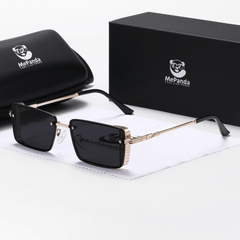 MePanda Polarized Square Frame Sunglasses