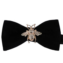 Groom Velvet Bow Tie For Wedding Bee Decor Bow Ties