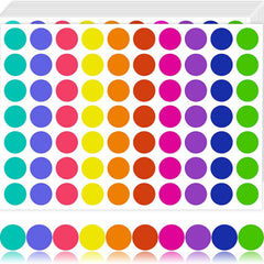 210pcs Coding Labels Circle Dot Stickers Round Sticky Dots 10 Colors