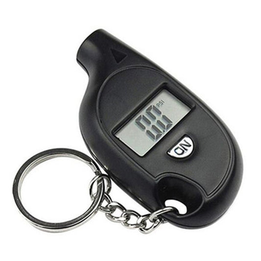 Car Keychain Tire Gauge Digital Lcd Air Pressure Tester