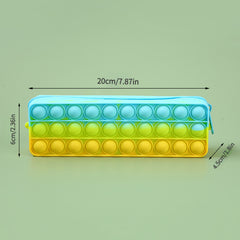 Silicone Pencil Case Student Multifunctional Stationery Supplies Box