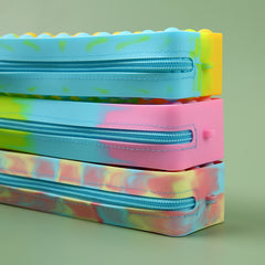 Silicone Pencil Case Student Multifunctional Stationery Supplies Box