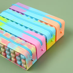 Silicone Pencil Case Student Multifunctional Stationery Supplies Box