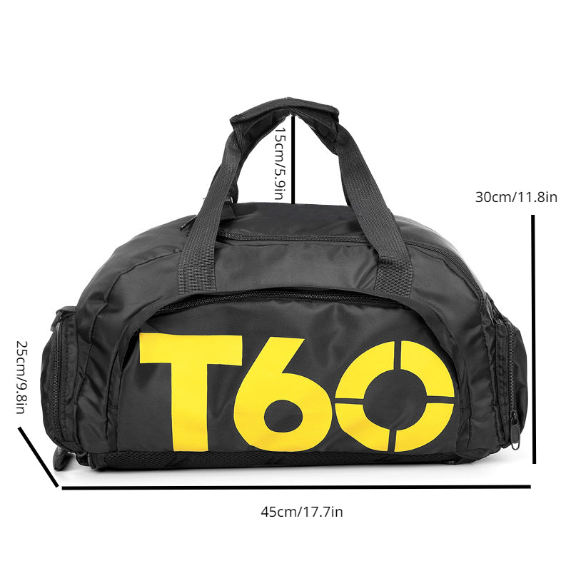T60 Pattern Backpack Double Shoulder Outdoor Sports Bag