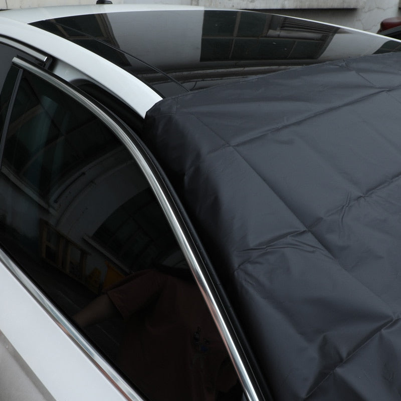 Magnetic Car Sunshade for Windshield Waterproof Snowproof Cover