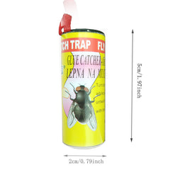 8pcs Fly Traps Sticky Hanging Fly Tape Catcher Ribbon