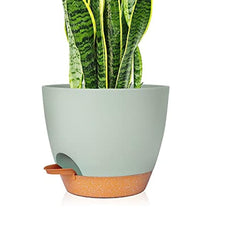 Self-Watering Plant Pot Set - 20 & 32 cm - Decorative Flower Pots