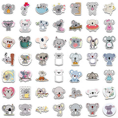 100pcs Animal Koala Stickers Waterproof DIY Room Decoration