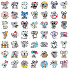 100pcs Animal Koala Stickers Waterproof DIY Room Decoration