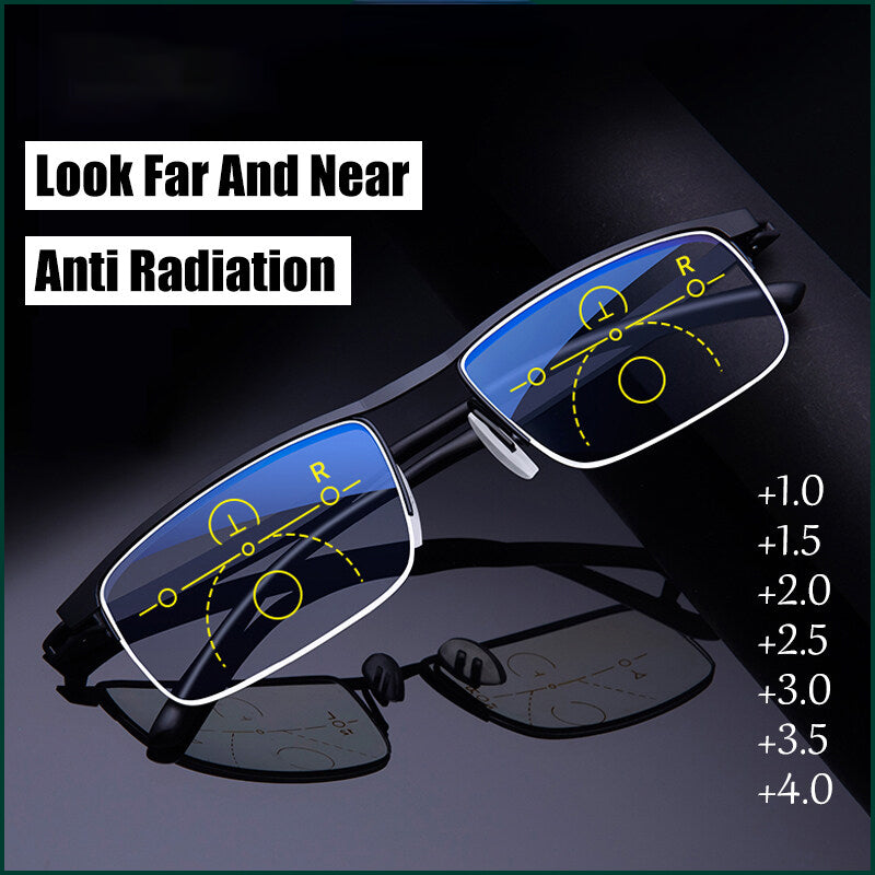 Men's Anti-Light Auto Adjust Glasses 100-400