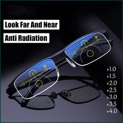 Men's Anti-Light Auto Adjust Glasses 100-400