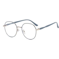 Men's Thin Frame Glasses Blocking Harmful Light