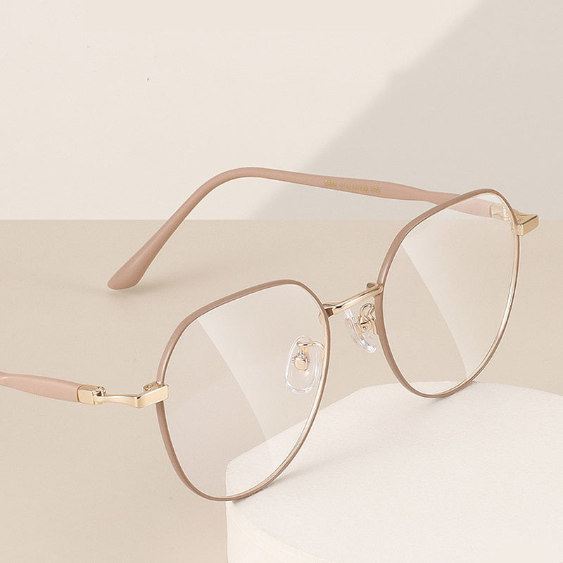 Men's Thin Frame Glasses Blocking Harmful Light