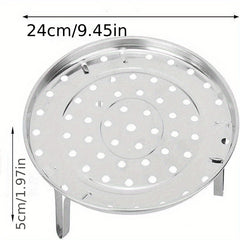 Stainless Steel Steamer Rack for Steaming, Canning, and Cooking