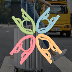 3pcs Folding Hanger Multifunctional Drying Non-slip Outdoor Travel Business
