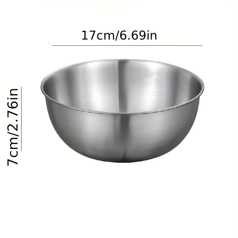 3pcs Stainless Steel Mixing Bowls for Kitchen Prep and Storage
