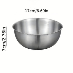 3pcs Stainless Steel Mixing Bowls for Kitchen Prep and Storage