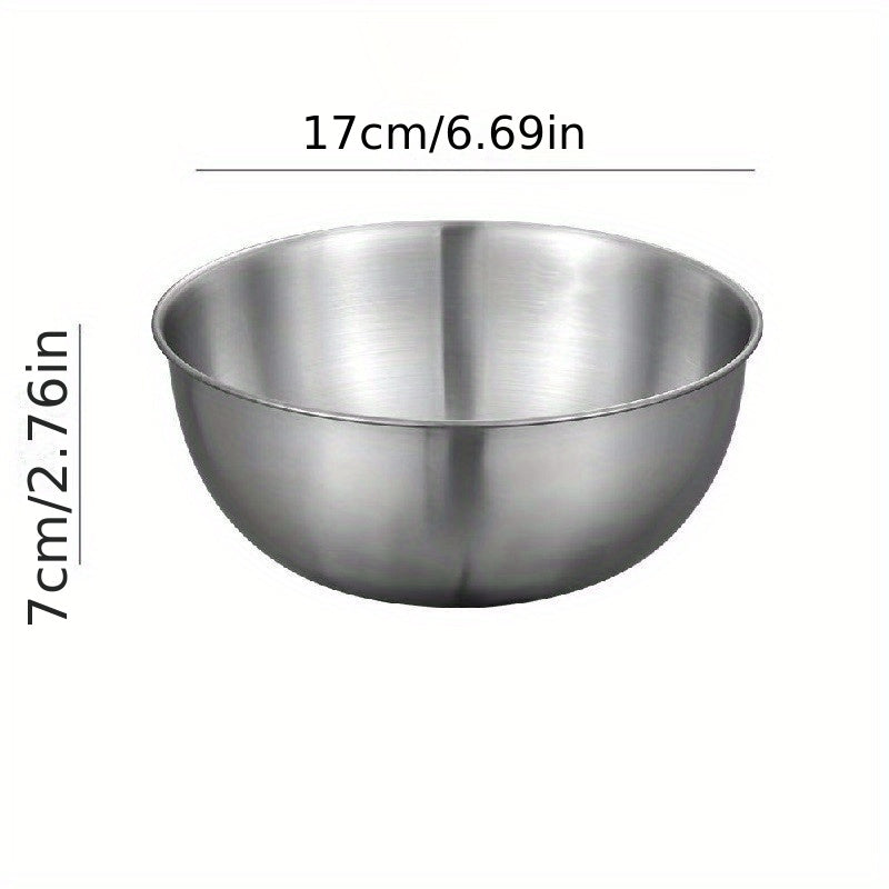 3pcs Stainless Steel Mixing Bowls for Kitchen Prep and Storage