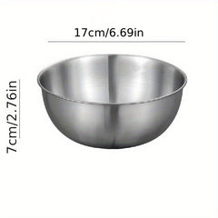 3pcs Stainless Steel Mixing Bowls for Kitchen Prep and Storage