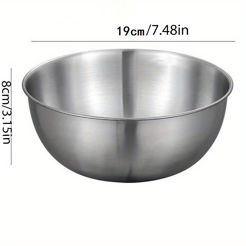 3pcs Stainless Steel Mixing Bowls for Kitchen Prep and Storage