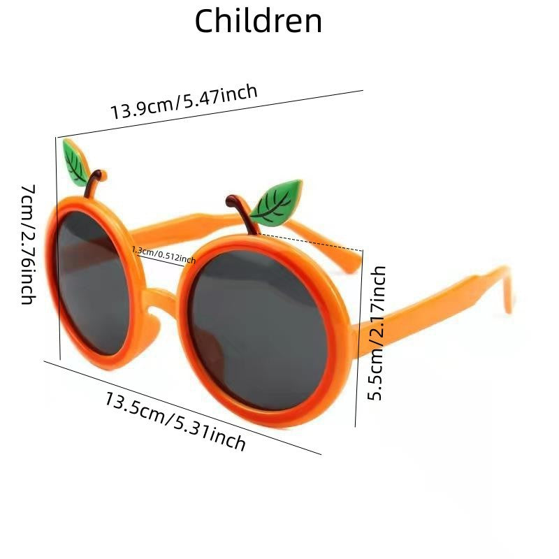 Cute Orange Sunglasses for Kids Photo Booth Props