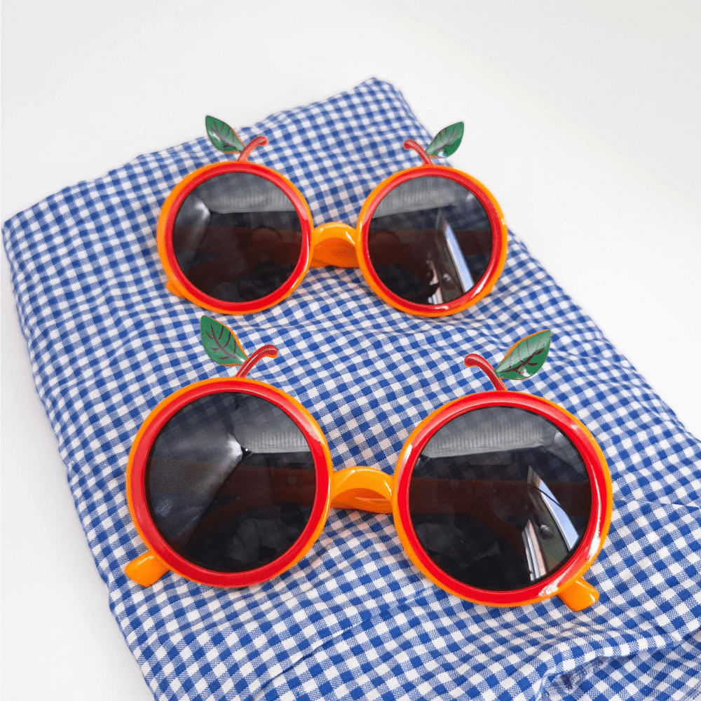 Cute Orange Sunglasses for Kids Photo Booth Props