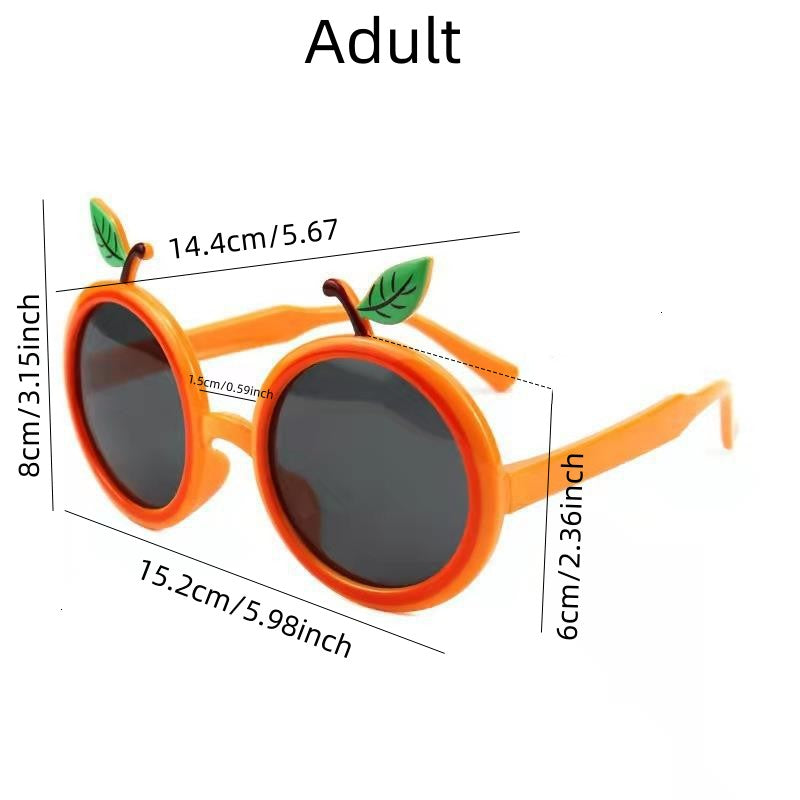 Cute Orange Sunglasses for Kids Photo Booth Props