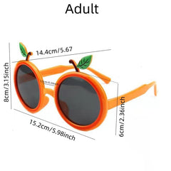 Cute Orange Sunglasses for Kids Photo Booth Props