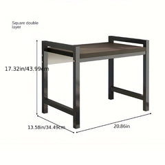 1PC Microwave Rack Stainless Steel Organizer 2 3 Layer Rice Cooker Rack