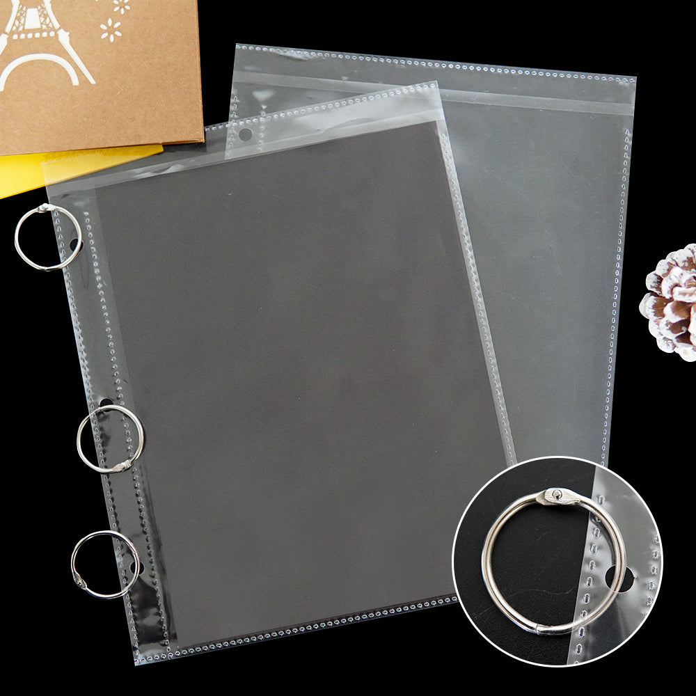 10pcs Storage Bag & Magnetic Sheets Set for Clear Stamps Die Cutting Mold
