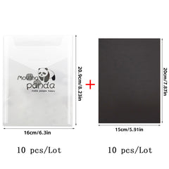 10pcs Storage Bag & Magnetic Sheets Set for Clear Stamps Die Cutting Mold