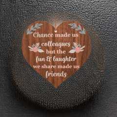 Colleague Gift Retirement Plaque Friendship Sign Wooden Home Decor