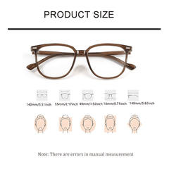 Men's Vintage Glasses Ultralight Frame Light Blocking Glasses