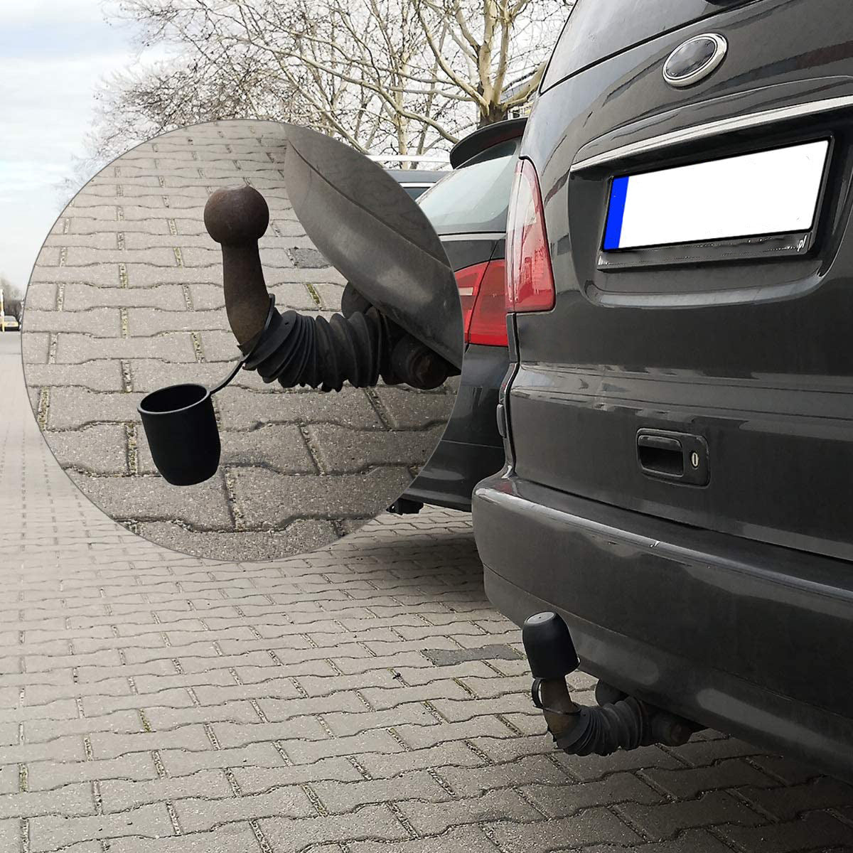 Car Trailer Ball Cap Protective Cover PVC Car Accessories Tow Bar Ball Towing